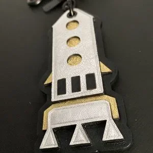 Coach nasa deals keychain